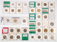 Coins world in boxes - French Colonies - Lot with French Colonial Essais: Morocco, West African states, French Equatorial Africa, Central African Stat...