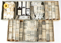 Coins world in big boxes - cannot be shipped - Miscellaneous - Dealer stock with World coins sorted after Letter in cardboard holders with description...