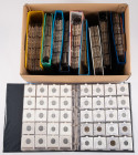 Coins world in big boxes - cannot be shipped - Miscellaneous - Moving box with collection World coins (I-J-K) incl. India, Italy, Israel, Ireland, Ira...