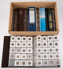 Coins world in big boxes - cannot be shipped - Miscellaneous - Moving box with collection World coins starting from 1839 (S-T) incl. Turkey, Thailand,...