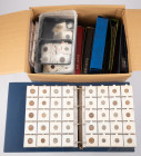 Coins world in big boxes - cannot be shipped - Miscellaneous - Moving box with World coins starting from 18th century incl. Netherlands (Gulden 1908, ...