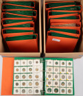 Coins world in big boxes - cannot be shipped - Miscellaneous - 2 Moving boxes with 16 albums World coins