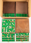 Coins world in big boxes - cannot be shipped - Miscellaneous - Moving vox with 10 Lembit cassettes , some with World coins