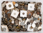 Coins world in big boxes - cannot be shipped - Kilos - Box with World coins incl. Brazil, Netherlands, Portugal, South Africa, Guernsey, Canada, etc.,...