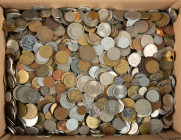Coins world in big boxes - cannot be shipped - Kilos - Box with World coins, approx. 18 Kg