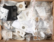 Coins world in big boxes - cannot be shipped - Kilos - Box with World coins incl. Belgium, Norway, Egypt, Netherlands, Canada, Turkey, USA, etc., some...