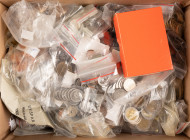 Coins world in big boxes - cannot be shipped - Kilos - Box with World coins incl. Belgium, Malta, Poland, Yugoslavia, S. Africa, Turkey, Greece, Congo...