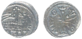 Hertogdom Brabant - Emissies met uitsluitend stedelijke symbolen (1210-1280) - Denier ND (1210-1235) Tienen (DW 163 / Vanhoudt G 119) - 0.60 gram - Ob...