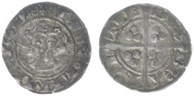 Hertogdom Brabant - Jan I (1268-1294) - Esterlin or Sterling ND (after 1287) Maastricht (DW 257 / Vanhoudt G 209 variant with annulet interpunctions) ...