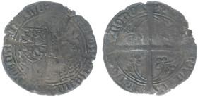 Hertogdom Brabant - Jan IV van Brabant (1415-1427) - Dubbele Groot or Tuin ND (1419) Maastricht (DW 444 / VdCh. 14.10 / Vanhoudt G 349) – 2.23 gram – ...