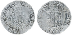 Hertogdom Brabant / Antwerpen - Karel V (1506-1555) - Vlieger van 4 Stuivers 1539 (vGH 189-1a / Vanhoudt 226) - a.VF