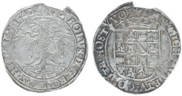 Hertogdom Brabant / Antwerpen - Karel V (1506-1555) - Vlieger van 4 stuivers 1540 (vGH 189-1a / Vanhoudt 226) – 5.79 gram –Obv. Crowned double-headed ...
