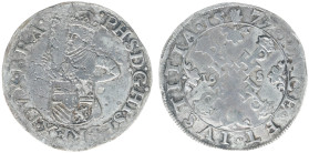 Hertogdom Brabant / Antwerpen - Philips II (1555-1598) - 1/2 Statendaalder 1577 (vGH 246-1 / Delm. 118 / Vanhoudt 375) - 14.57 gram - Obv. Philips II ...