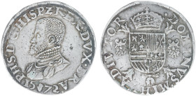 Hertogdom Brabant / Antwerpen - Philips II (1555-1598) - Philipsdaalder 1572 (vGH 210-1g / Delm. 17 / Vanhoudt 298) - 34.29 gram - Obv. Bust to left /...