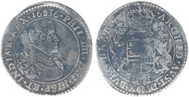 Hertogdom Brabant / Antwerpen - Philips IIII (1621-1665) - Dukaton 1636 bust to right and small collar (Delm. 284 / vGH 327-1b type II / Vanhoudt 642)...
