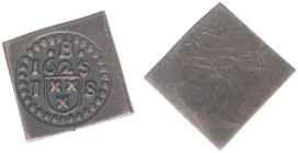 Hertogdom Brabant / Antwerpen - Stad Breda belegerd door de Spanjaarden onder Markies van Spinola (1624-1625) - - Siege coinage - 1 Stuiver 1625 unifa...