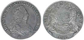 Hertogdom Brabant / Antwerpen - Philips V (1700-1712) - Dukaton 1703 (vGH 365-1c / Delm. 354c / Vanhoudt 737 R1) - 31.97 gram - Obv. Bust king in low ...