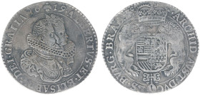 Hertogdom Brabant / Brussel - Albert & Isabella (1598-1621) - Dukaton 1619 (Delm. 249/R1 / vGH 309-3 / Vanhoudt 617/R1) - 31.50 gram - Obv. Busts of A...