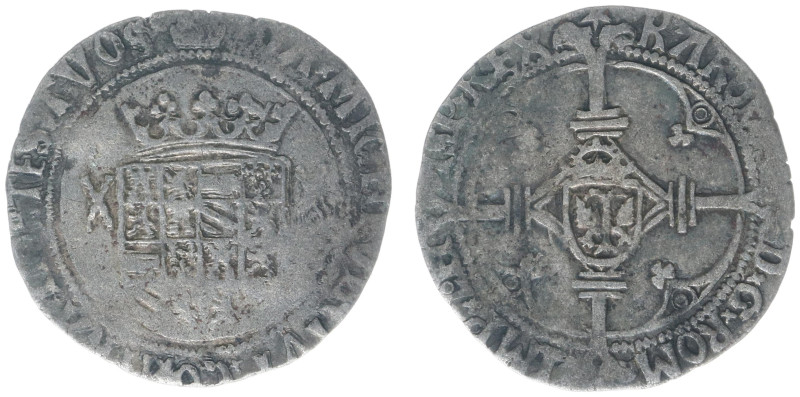 Hertogdom Brabant / Maastricht - Karel V (1506-1555) - Stuiver ND (1521-1542) Ma...