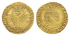 Hertogdom Brabant / Maastricht - Karel V (1506-1555) - 1/2 Gouden Reaal Maastricht ND (1521-1552) mm. Star (Delm. 106 R3 / vGH 184-2a / Vanhoudt 221 R...