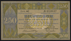 Banknotes Netherlands - 2½ Gulden 1918 Silver certificate / Zilverbon (Mev. 11-1b / AV 10.1b / PL12.a2 / P. 12) - 1 juli 1918 - UNC (ex collection Toe...