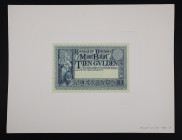 Banknotes Netherlands - 10 Gulden 1884 / 1891 Convertible treasury note / Muntbiljet (Mev. - / PL28.p / AV 122 / P. -) – Design by P.H.J. Cuypers – Un...