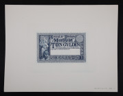 Banknotes Netherlands - 10 Gulden 1884 / 1891 Convertible treasury note / Muntbiljet (Mev. - / PL28.p / AV 122 / P. -) – Design by P.H.J. Cuypers – Un...