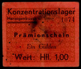 Banknotes Netherlands - Concentratiekampgeld - Vught - 1 Gulden ND (1943) - Konzentrationslager Herzogenbusch Ein Gulden Wert : Hfl. 1,00 - serie 1074...