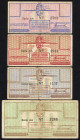 Banknotes Netherlands - Concentratiekampgeld - Westerbork - Westerbork - 10, 25, 50 + 100 Cent 1944 (T/J. 403.1-403.04 / PL1230.1-4) - Total 4 pcs. in...