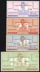 Banknotes Netherlands - Concentratiekampgeld - Westerbork - Westerbork - 10, 25, 50 + 100 Cent 1944 (T/J. 403.1-403.04 / PL1230.1-4) - Total 4 pcs. in...
