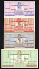 Banknotes Netherlands - Concentratiekampgeld - Westerbork - Westerbork - 10, 25, 50 + 100 Cent 1944 (T/J. 403.1-403.04 / PL1230.1-4) - Total 4 pcs. in...