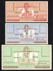 Banknotes Netherlands - Concentratiekampgeld - Westerbork - Westerbork - 25, 50 + 100 Cent 1944 (T/J. 403.1-403.04 / PL1230.1-4) - Total 3 pcs. in aUN...