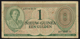 Banknotes Netherlands Oversea - Nederlands Nieuw Guinea - 1 Gulden 1950 Juliana (P. 4a / PLNG1.1) - F/VF (ex collection Vinkenborg)