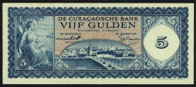 Banknotes Netherlands Oversea - Curaçao - 5 Gulden 25.11.1954 Willemstad (P. 38 / PLNA15.1a) - VF/XF