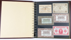 Banknotes Netherlands and Oversea in albums - Netherlands - Massive and beautiful high quality collection including 1-1914, 1-1916, 1-1945, 2½-1914, 2...