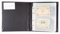 Banknotes Netherlands and Oversea in albums - Netherlands - Collection aw. 1 Gulden 1914 + 1916, 2½ Gulden 1914 + 1915, 1000 Gulden 1926 Grietje Seel ...