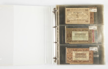 Banknotes Netherlands and Oversea in albums - Netherlands - Album banknotes Netherlands 1-1000 Gulden 1914-1972 among which 2½ Gulden 1949 #AAA, 10 Gu...