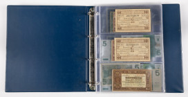 Banknotes Netherlands and Oversea in albums - Netherlands - Dutch collection aw. 1 Gulden 1916, 2½ Gulden 1927, 2½ Gulden 1943, 5 Gulden 1966 #6AA, 10...