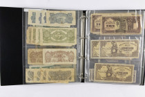 Banknotes Netherlands and Oversea in albums - Netherlands Oversea - Album banknotes Nederlands Indië / Netherlands East Indies among which 50 Gulden 1...