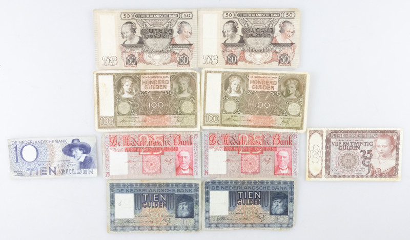 Banknotes Netherlands and Oversea in boxes - Netherlands - Small box banknotes N...