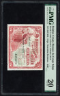 Word Banknotes - Belgian Congo - 5 Francs 1942 2nd issue (P. 13) - PMG Very Fine 20