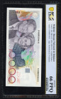 Word Banknotes - Belgium - 10.000 Francs ND (1992-1997) King Baudoin I and Queen Fabiola at left (P. 146) - PCGS Gem UNC 66 PPQ.