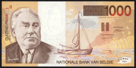 Word Banknotes - Belgium - 1000 Francs ND (1997) Permeke (P. 150) - UNC.