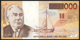 Word Banknotes - Belgium - 1000 Francs ND (1997) Permeke (P. 150) - UNC.