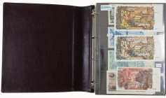 Banknotes world in albums - Africa - Collection banknotes Africa A-Z in 2 albums among which Algeria, Burundi, Congo, French West-Africa, Madagascar, ...