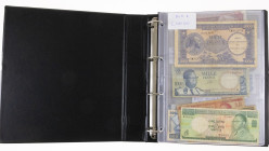 Banknotes world in albums - Belgium Congo - Very interesting collection Belgian Congo, Zaire, Rwanda Burundi, Katanga including Specimens and many bet...