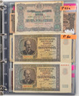 Banknotes world in albums - Bulgaria - Impressive collection of approx. 135 Bulgarian notes aw Pick 22a, 60, 63a, 66a, 68c, 70b, 71a, 71b, 74, 79, 81-...