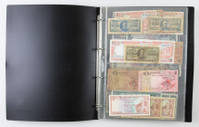 Banknotes world in albums - Ceylon / Sri Lanka - Nice collection Ceylon inlcuding 100 Rupees 1954 (P. 53) - Total approx. 35 pcs.