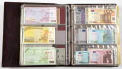 Banknotes world in albums - Fantasy Money - Big collection Fantasy notes world - Total approx. 130 pcs.