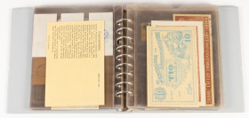 Banknotes world in albums - Fantasy Money - Album fantasy money world among which Belgium, Sweden, USA, China, etc. - Total approx. 85 pcs.